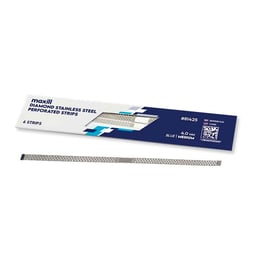 maxill Diamond SS Perforated Strips, 4.0mm, Medium, Blue, 6/Pk | Net32