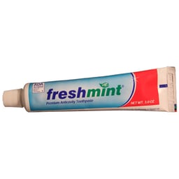 Freshmint Premium Anticavity Toothpaste, Mint Flavor, 3.0 oz Tubes, 72 ...