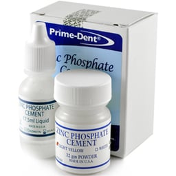 thumbnail image 2 of Master Dent 4X Zinc Phosphate Cement Kit – Permanent Light Yellow For Crowns & Bridges 2 of 6