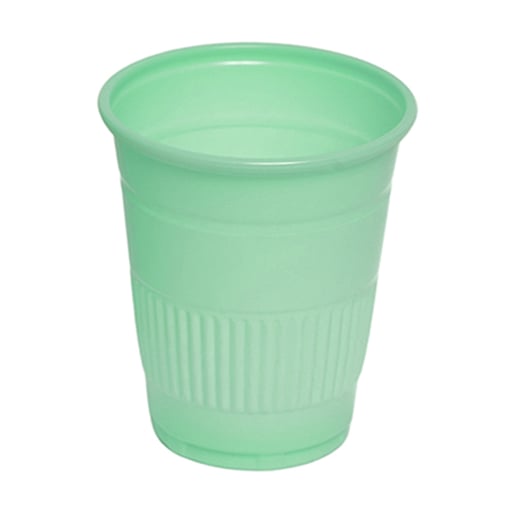 Essentials Plastic 5 oz Drinking Cups, Green, 100