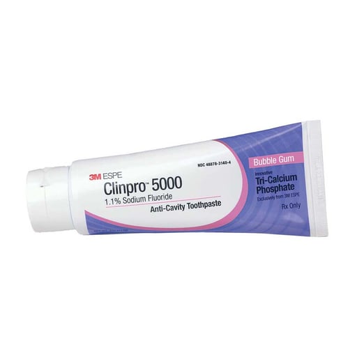 Clinpro 5000 Toothpaste - Bubble Gum, 4 oz. Tube.