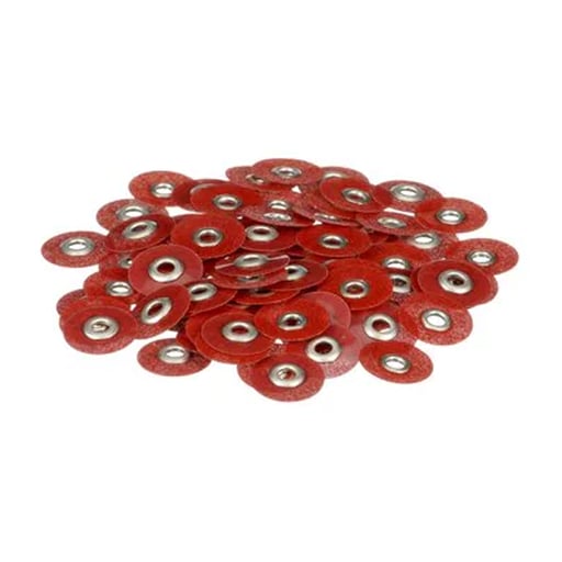 Shofu Super-Snap Disk System , Disk, Red, Super Fine, 50/pk | Optimus Dental Supply