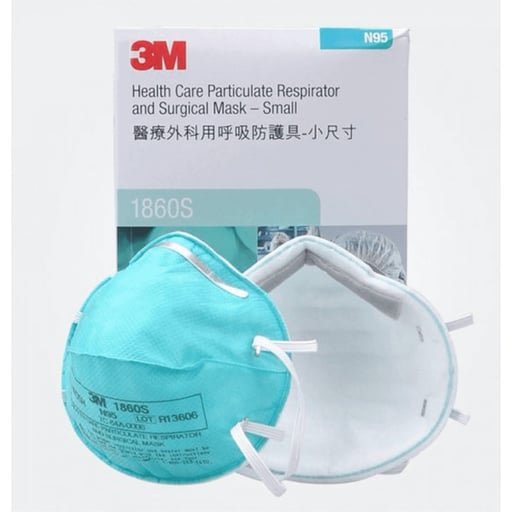 3M ESPE 1860 N95 Particulate Respirator Surgical Masks – 20 Per Box