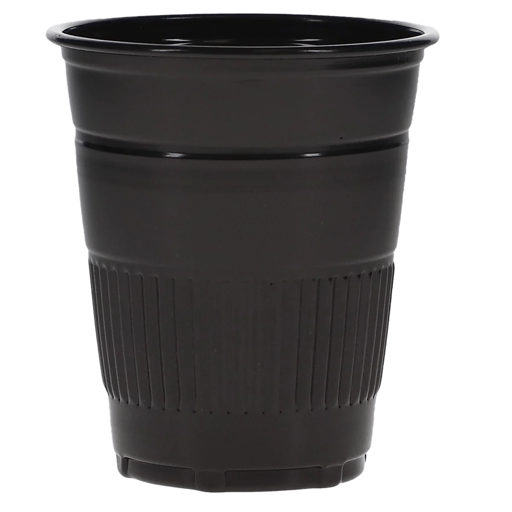 Aira 5oz Plastic Drinking Cups, Black, 1000/Pk