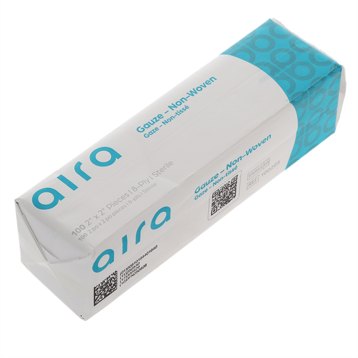 Aira 2" x 2" 8-Ply Non-Woven Gauze Sponges, Steri