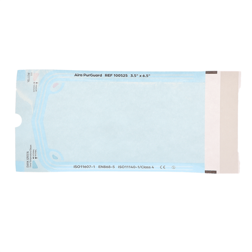 Aira 3.50" x 6.50" Paper/Blue Film Self-Sealing S
