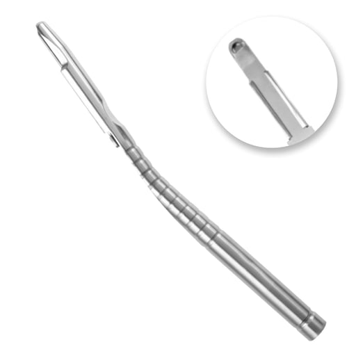 AR Instrumed 6" Stainless Steel Curved Bone Scrap