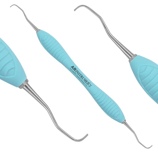 AR Instrumed Stainless Steel 1/2 Gracey Curette, 