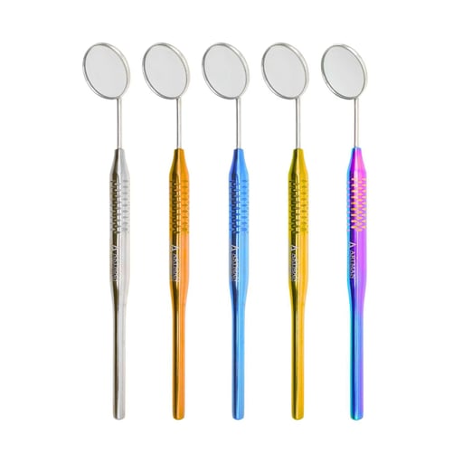Artman Instruments Dental Mirrors, Assorted Color