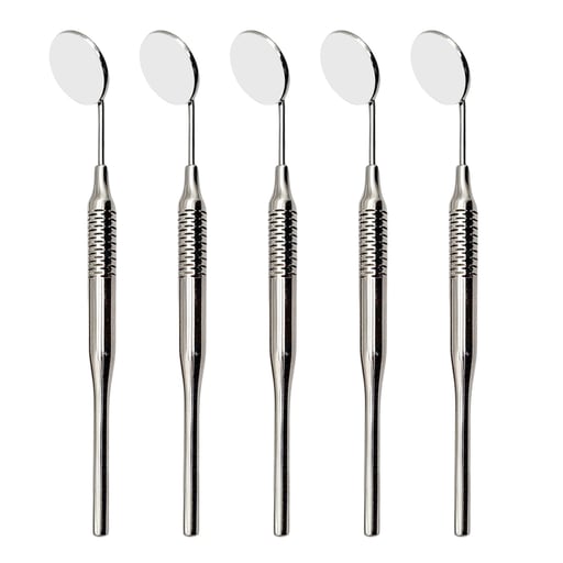 Artman Instruments #5 Dental Mirrors, Silver Chro