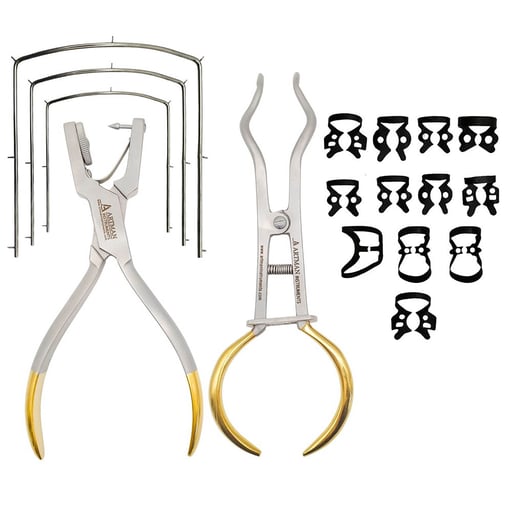 Artman Instruments Rubber Dam Kit. Includes: