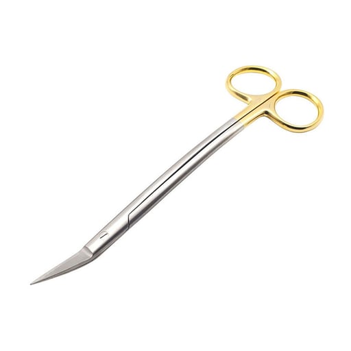 Artman Instruments 7" Dean Scissor, Double Curved