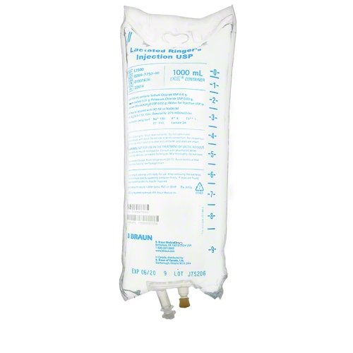 B. Braun Lactated Ringers Injection, 1000 ml Plas