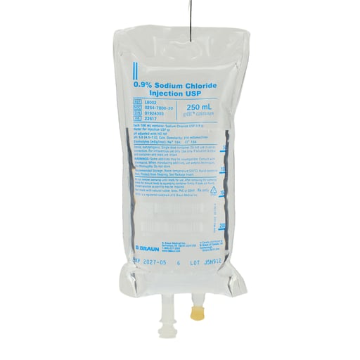 B. Braun 0.9% Sodium Chloride Solution Injection,