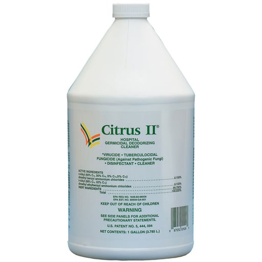 Citrus II 1 Gallon. Germicidal Deodorizing Cleane