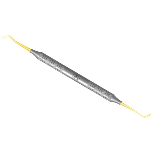 Muzamal Surgical Dental Plastic Filling Instrument Set – 5pcs With Gold Tips