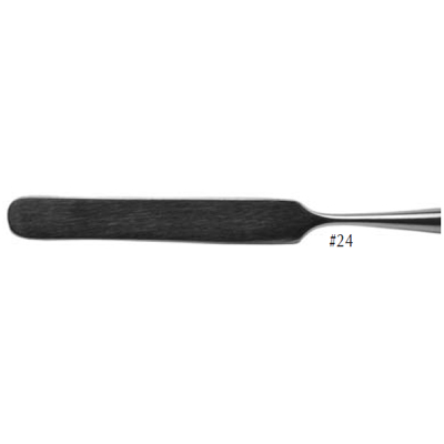 Hu-Friedy CS246 #24 Cement Single End Spatula – Flexible #6 Satin Steel Handle