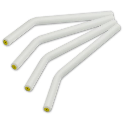 Blue-Flo Soft Plastic 23 Gauge Tips, Autoclavable, Blue, 100