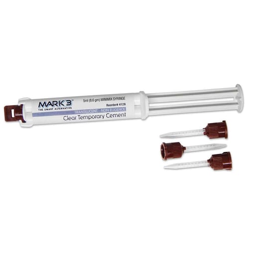 MARK3 Temporary Cement Clear NE, 5ml Automix Syri