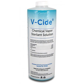 V-Cide Solution - Chemical Vapor Sterilant, 1 Liter Bottle
