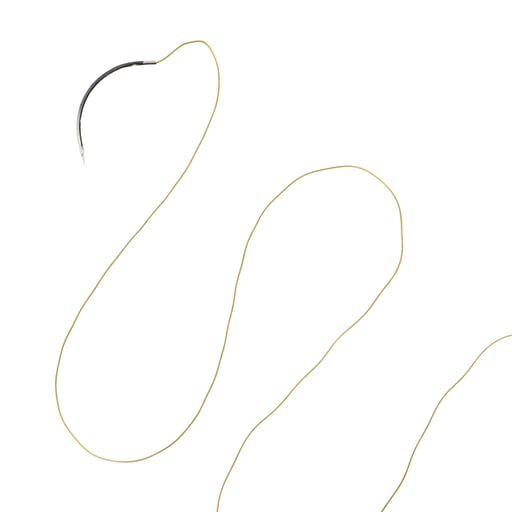 Look 4/0, 27" Chromic Gut Absorbable Suture with 