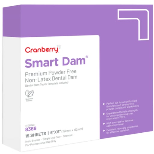 Smart Dam 6" x 6" Premium Latex Powder-Free Denta