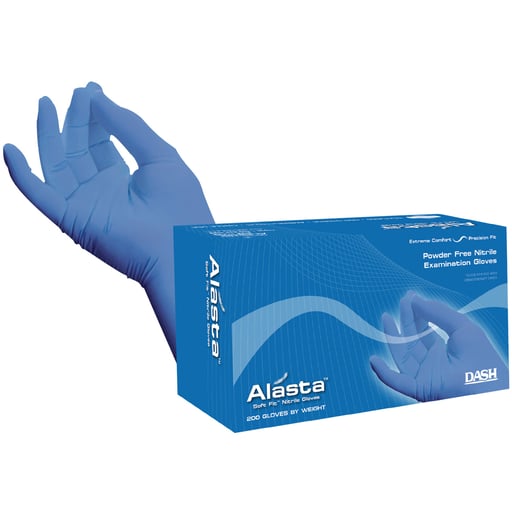 Alasta Nitrile Exam Gloves, Non-Sterile, Powder-F