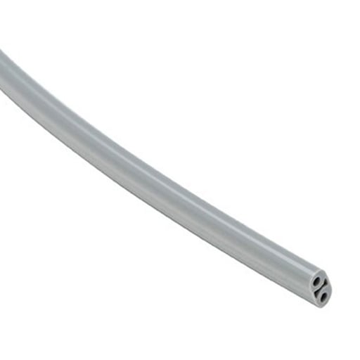 DCI Syringe 2-Hole Tubing, Asepsis Straight Gray,