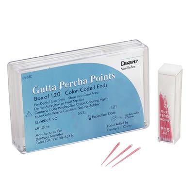 Maillefer #35, .06 Tapered Gutta Percha Points. Box of 120