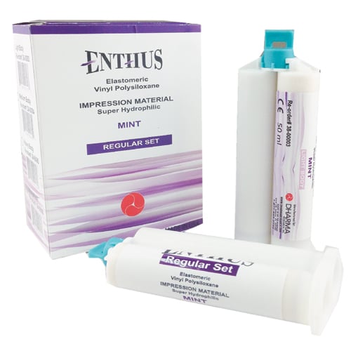 Enthus Medium Body Fast Set 100x50ml cartridges vinyl