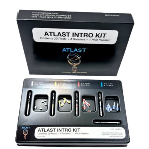 Atlast Fiber Post Intro Kit, Single Kit. Includes