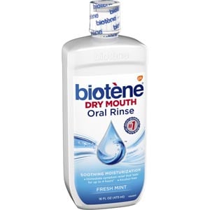 Biotene Dry Mouth Oral Rinse, Fresh Mint, Case of
