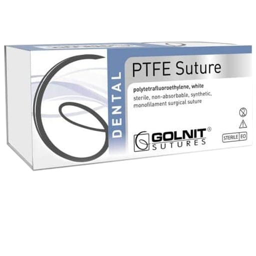 Golnit 3/0 18" PTFE Suture, Reverse Cutting Needl