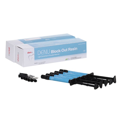 thumbnail image 2 of GDT Dental LC Blockout Light-Cured Resin – Blue, 5 Syringes (2g Each) – Easy Application 2 of 3