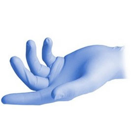 House Brand Powder-Free Nitrile Gloves, Non-Steri