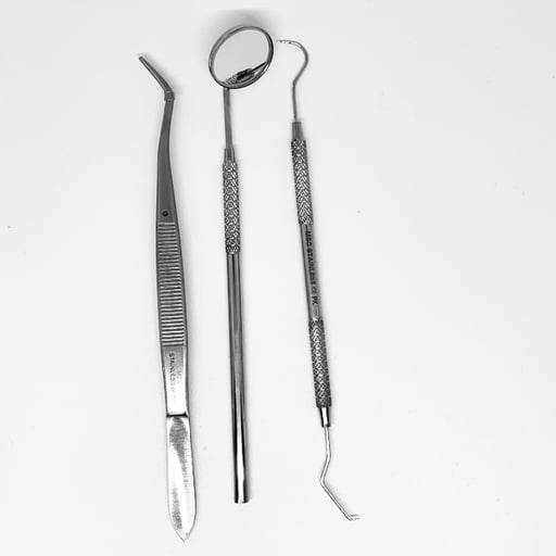 Instruments Dentaires Diagnostiques - Miroirs à Bouche, Sondes Et Pinces Self-Locking