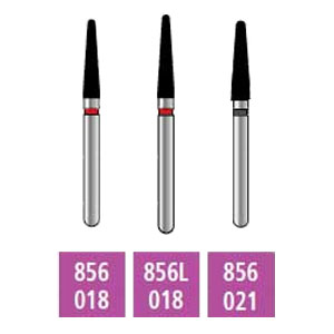 House Brand Dentistry FG 856-016SC Round Taper Super Coarse Diamond Burs - 10/Pk