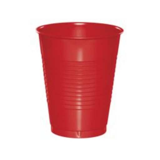 House Brand Red Plastic Cups, 5 oz., 1000/Case