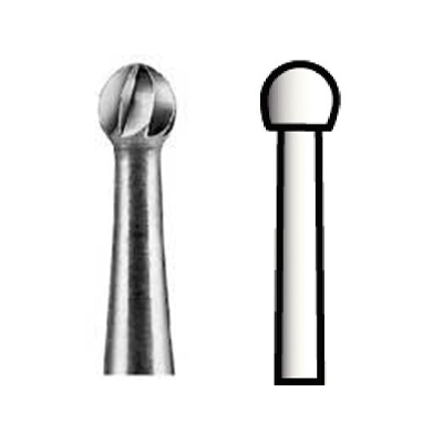 House Brand RA #6 round carbide bur for slow spee
