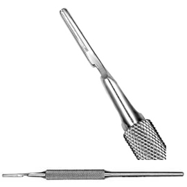 thumbnail image 2 of Hu-Friedy #3 Round Surgical Scalpel Handle, 10-130-03 2 of 4