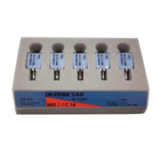 IPS e.max CAD MO Block, Shade MO3 Size C14, 5/Pk.