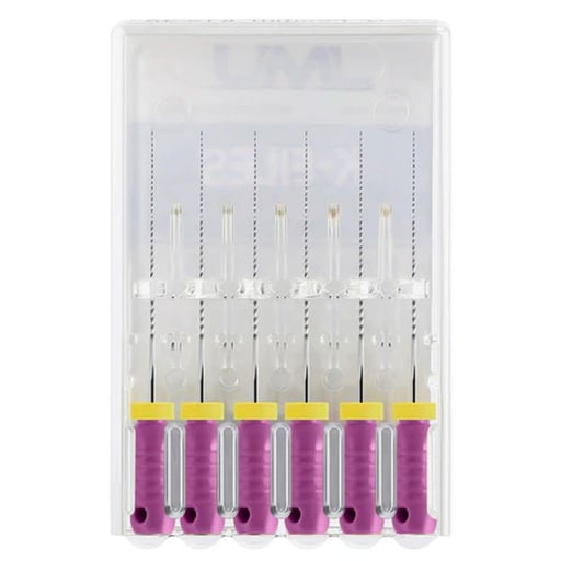 JMU Stainless Steel K-Files, 31mm, #10 Purple, 6/