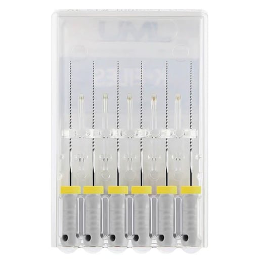 JMU Stainless Steel K-Files, 31mm, #15 White, 6/P