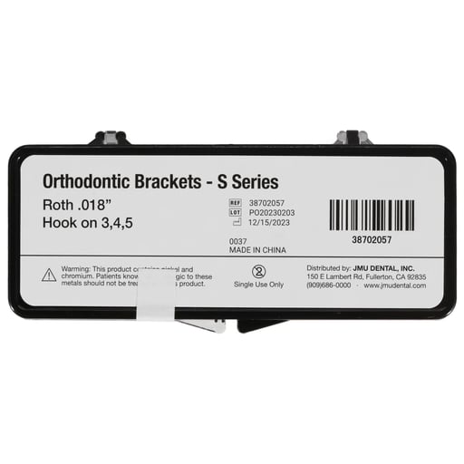 JMU Standard Roth Brackets, S Series (MIM), 0.018