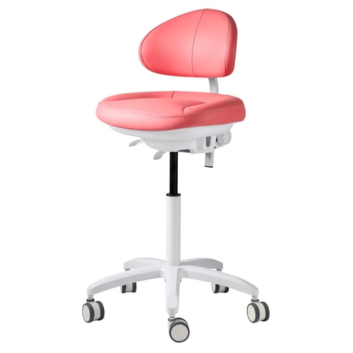 JMU Dental Doctor Stool, Pink, 1/Pk