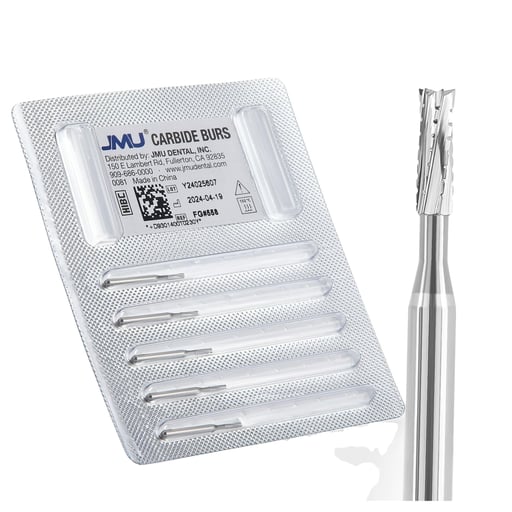 JMU FG #558 Straight Fissure Crosscut Carbide Bur