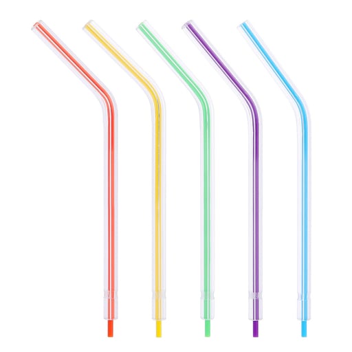 JMU Plastic Air/Water Syringe Tip, Assorted, 1000