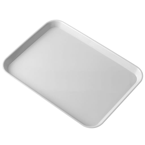 JMU 13.25" x 9.75" Autoclavable Flat Plastic Tray