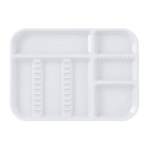 JMU Dental Plastic Instrument Set Up Flat Tray, 1