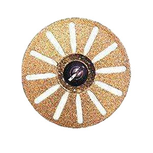 Contour Perforated Coarse Diamond Disc, (.014) x 22mm dia